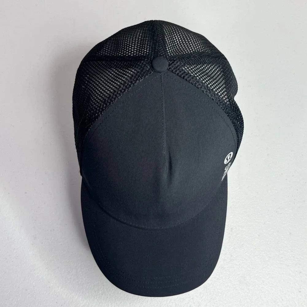 Lululemon SW20 Hat Cap Snap Back Mens Unisex Adjustable OS Black Running Active